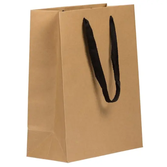 JAM Paper Large Kraft Matte Heavy Duty Gift Bags, 3ct. {1}