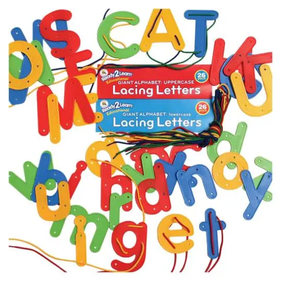 Ready2Learn&trade; Lacing Letters Lower & Uppercase Set {1}