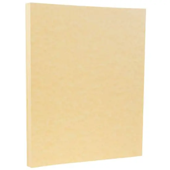 JAM Paper Antique Gold 8.5" x 11" Parchment Cardstock, 250 Sheets {1}