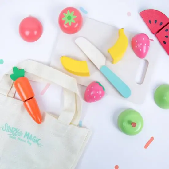 Story Magic Farm-to-Table Cutting Food Playset {3}