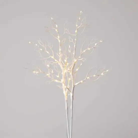 3ft. Artificial White Birch Warm White LED Pre-Lit Branches, 2ct. {8}