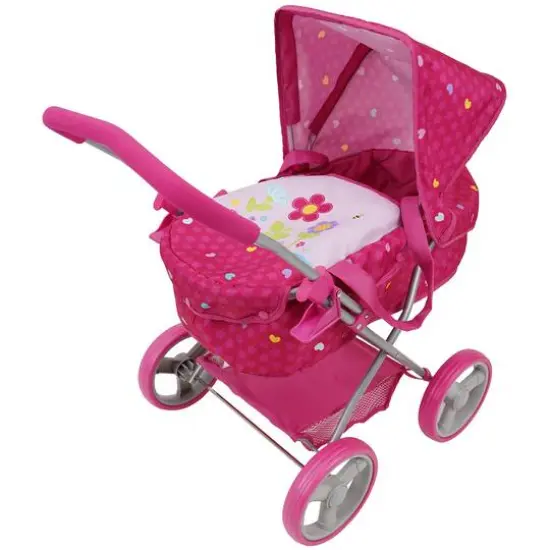 509 Crew Garden Doll Pram with Large Canopy {1}