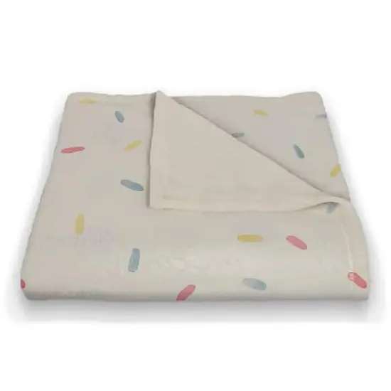 Sprinkle Pattern 50" x 60" Coral Fleece Blanket {3}