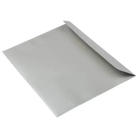 JAM Paper Silver Stardream 9" x 12" Open End Envelopes {4}