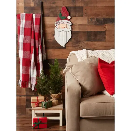 DII&reg; Santa Claus Welcome Hanging Sign {5}