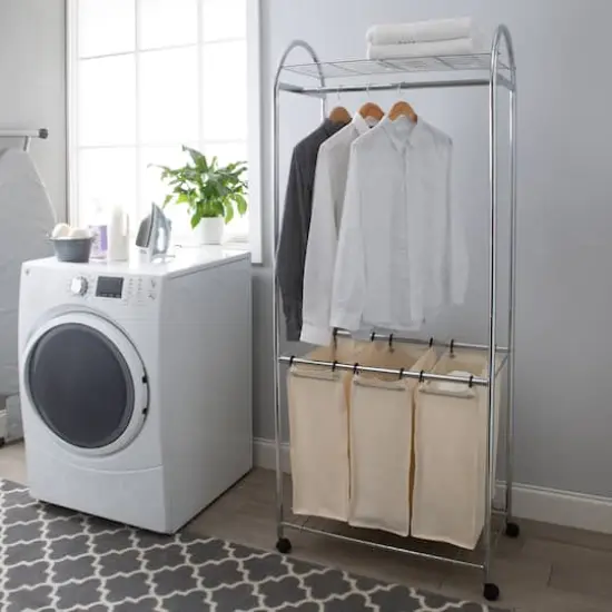 Organize It All Laundry Sorter With Canvas Bags {4}