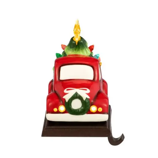 Red Truck Illuminated Stocking Hanger {3}