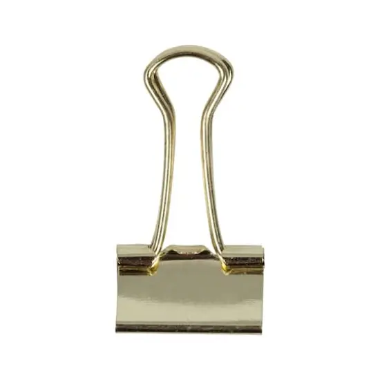 JAM Paper 3/4" Binder Clips, 25ct. Gold {4}