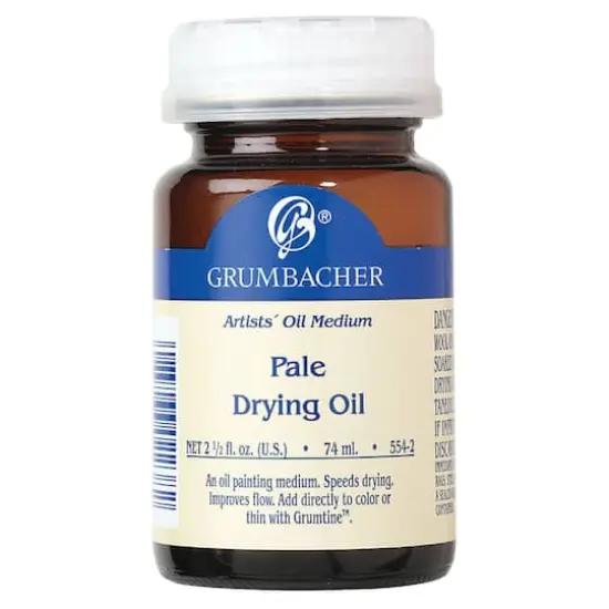 Grumbacher&reg; Pale Drying Oil, 2.5oz. {1}
