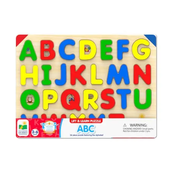 Lift & Learn Puzzle - ABC: 26 Pcs {1}