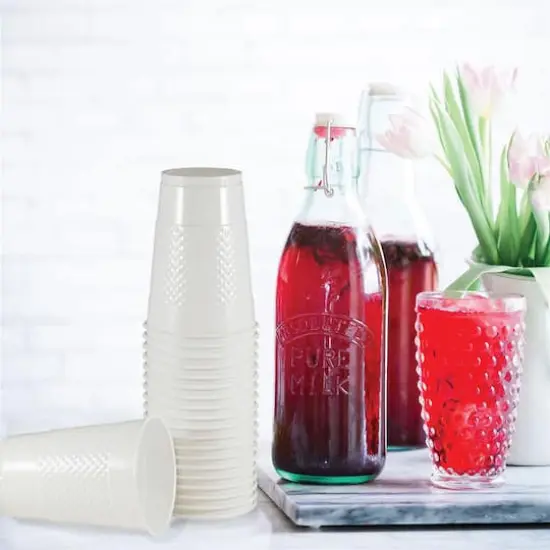 JAM Paper 16oz. Plastic Party Cups, 20ct. White {5}