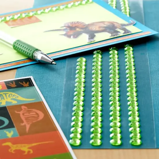 Lime Green Rhinestone Borders by Recollections&trade; {3}