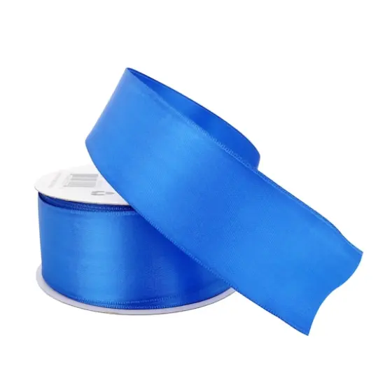 1.5" x 15yd. Satin Wired Ribbon by Celebrate It&reg; Specialty Royal Blue {4}