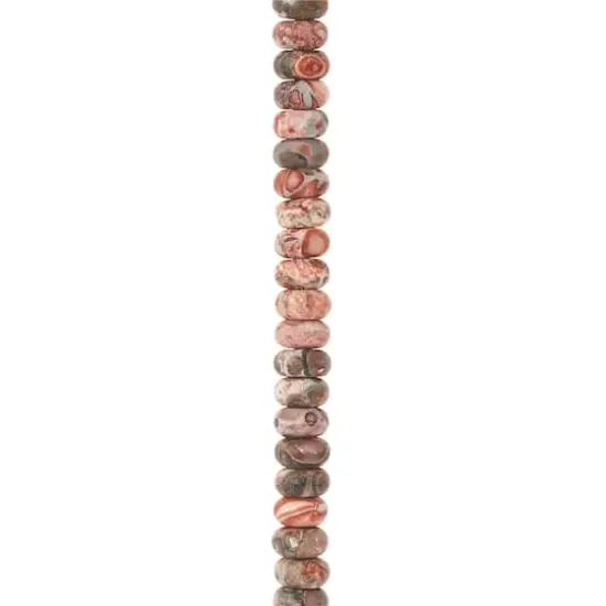 Leopard Jasper Rondelle Beads by Bead Landing&trade;, 6mm {1}
