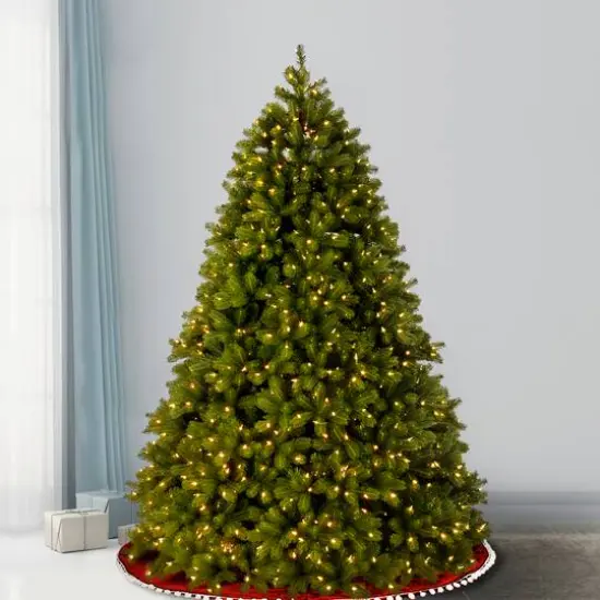 7.5ft. Pre-Lit PowerConnect™ Deluxe Downswept Douglas® Fir Artificial Christmas Tree, Dual Color® LED Lights {3}