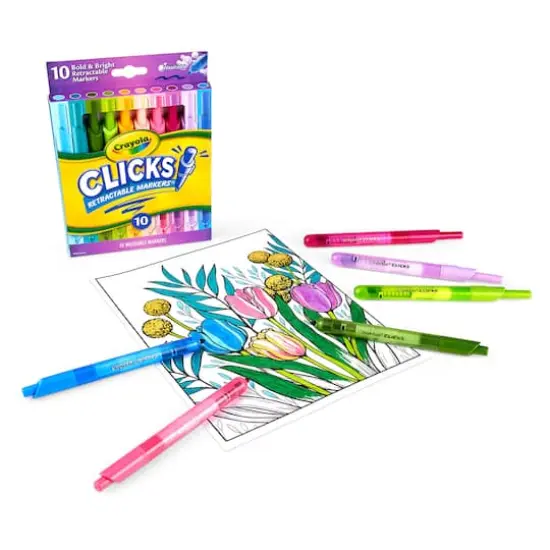 Crayola&reg; Washable CLICKS Bold/Brignt Retractable Markers {1}