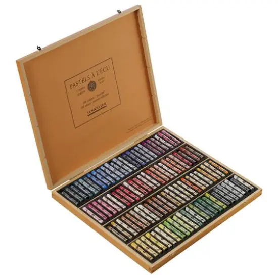 Sennelier Extra-Soft Portrait 100 Color Pastel Full Stick Wooden Box Set {3}