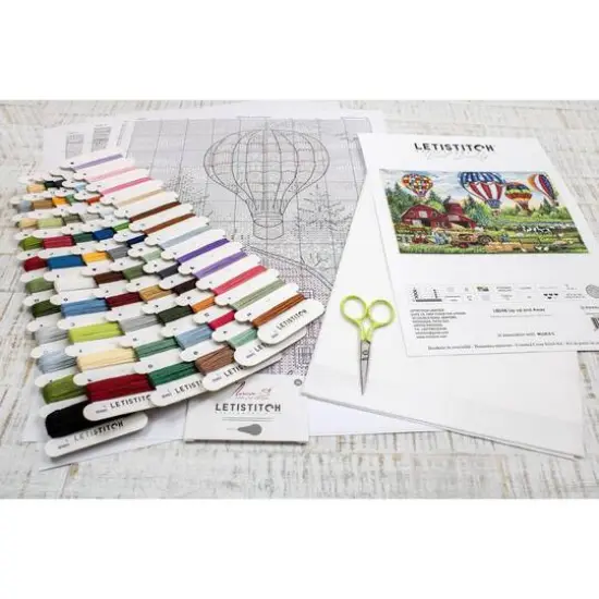 Letistitch Up Up and Away Counted Cross Stitch Kit {13}