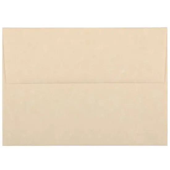 JAM Paper 4.75" x 6.5" Parchment Invitation Envelopes, 50ct. Brown Recycled {1}