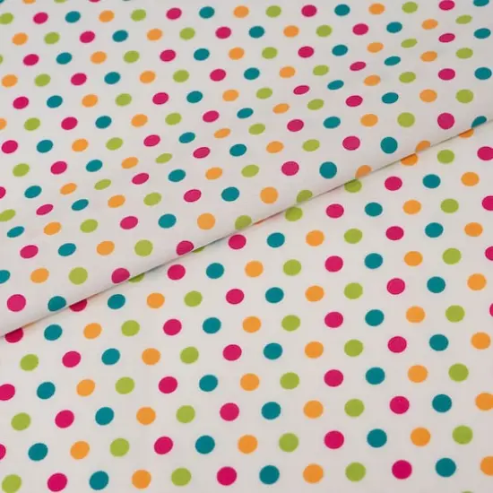 SINGER Spring Floral Dots Cotton Fabric {3}