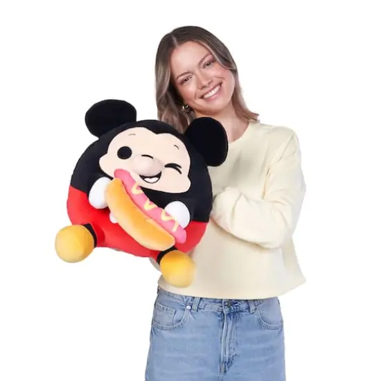 Snackles Disney&reg; 14" Mickey with Hot Dog Plush {3}