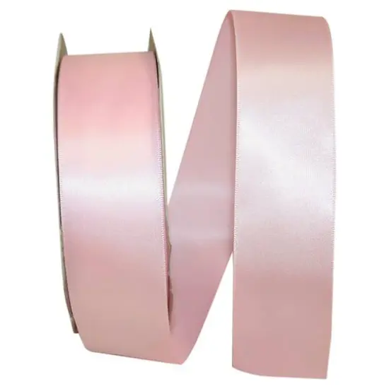 JAM Paper 1.5" x 50yd. Single Face Satin Ribbon Light Navy {1}