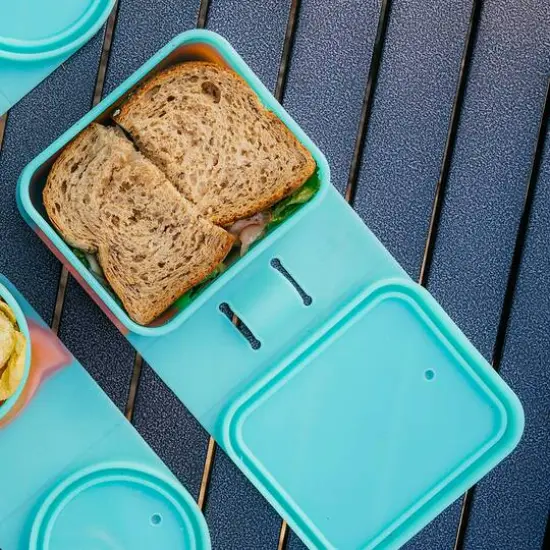 Silipint&reg; Sandwich Size Silicone Go Go Bowls, 2ct. Aurora {6}