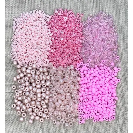 Jewelry Made By Me&trade; Shades of Pink Round Beads {3}