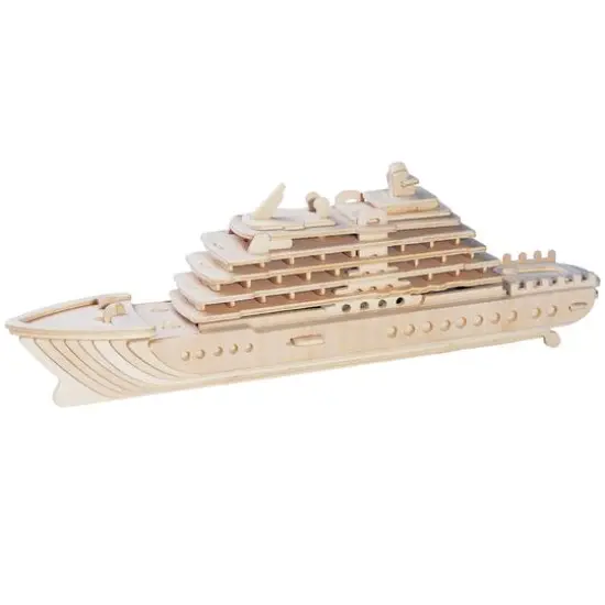 Luxury Yacht Wooden 71 Piece 3D Puzzle {3}