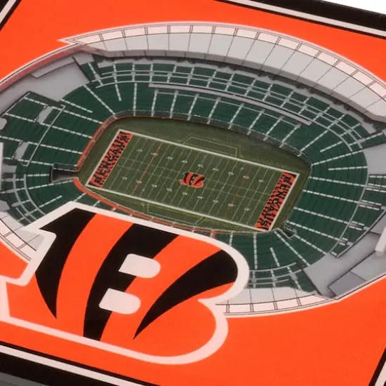3D StadiumView Coasters Cincinnati Bengals {5}
