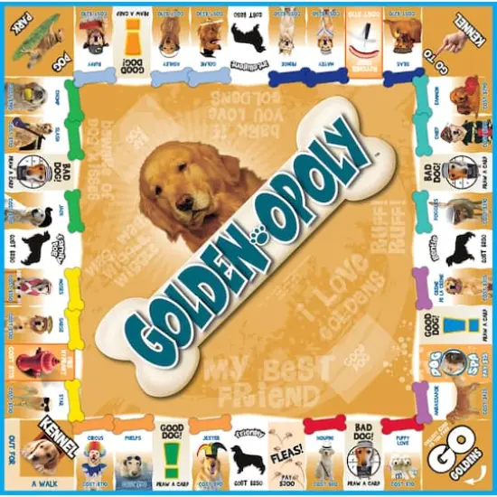 Late For The Sky Golden-Opoly&trade; Board Game {5}
