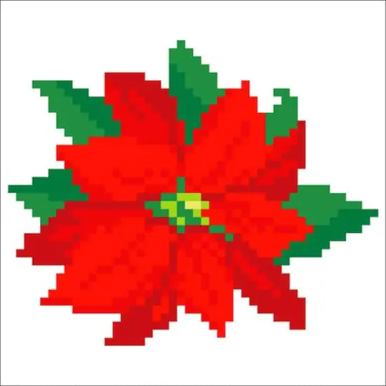Diamond Dotz&reg; Beginner Poinsettia Decorative Mini Pillow Kit {4}