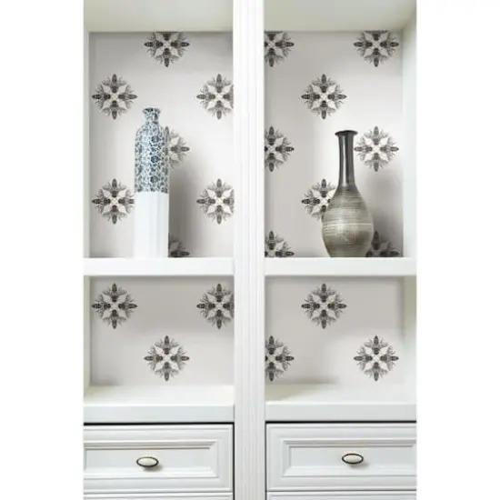 RoomMates Honey Bee Peel & Stick Wallpaper Black {4}