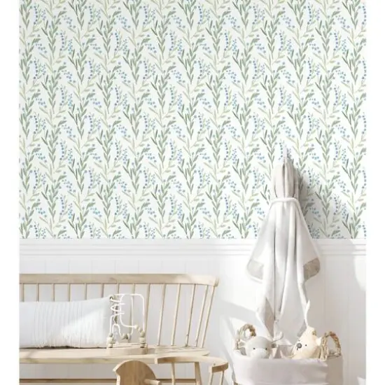 RoomMates Budding Branches Peel & Stick Wallpaper White {7}