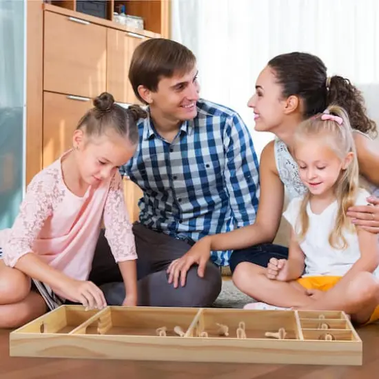 Toy Time Indoor or Outdoor Tabletop Skittles Game {8}
