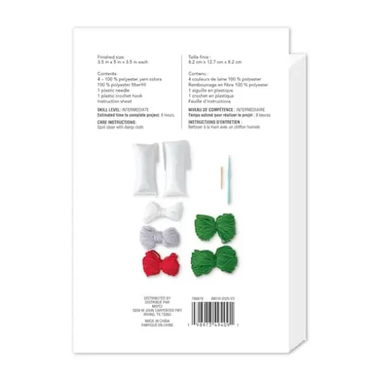 Intermediate Ball Ornaments Amigurumi Crochet Ornament Kit by Loops & Threads&reg; {5}