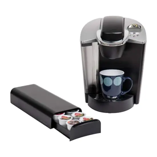 Mind Reader Black Compact Single Serve Coffee Pod Holder Coffee Station and Pod Capsule Storage Organizer {9}
