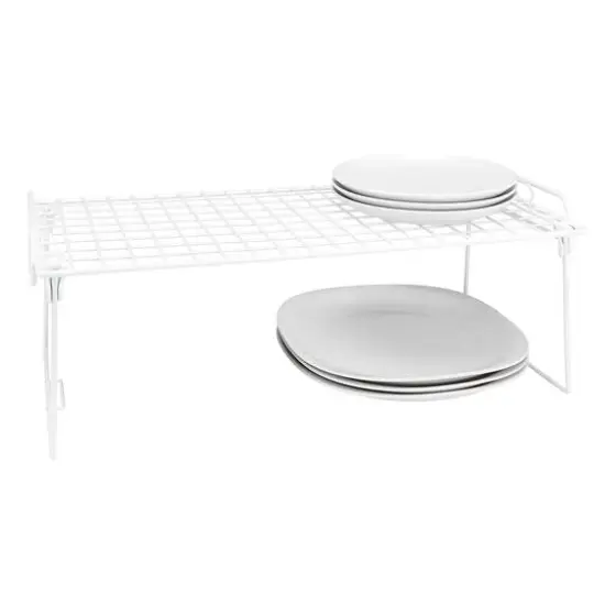 Kitchen Details White Foldable Stacking Shelf {2}