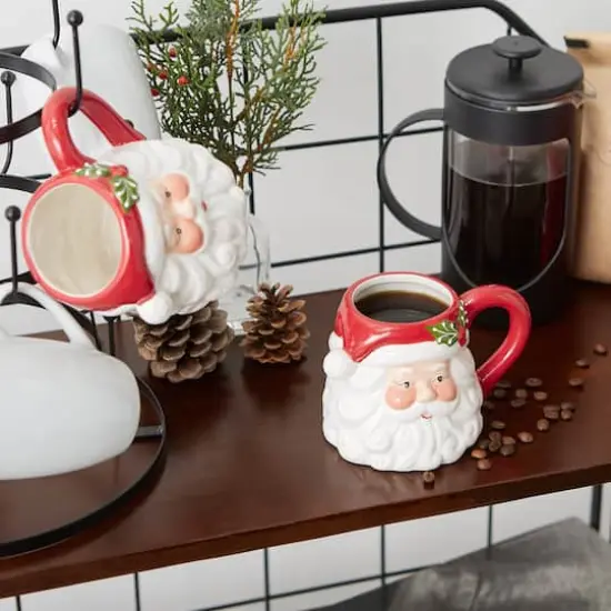 DII&reg; 14oz. Santa Ceramic Mugs, 2ct. {6}