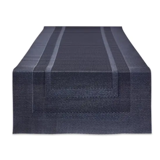 DII&reg; 72" Doubleframe Table Runner Stonewash Blue {1}