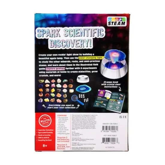 Klutz&reg; S.T.E.A.M. Lab Light-Up Rock & Gem Collection {5}