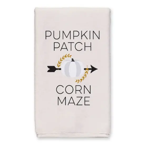 Pumpkin Patch Corn Maze Tea Towel Set {3}