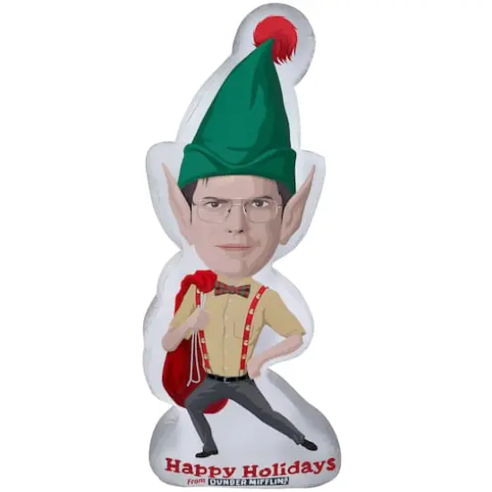 6ft. Photorealistic Airblown&reg; Inflatable Stylized Dwight from The Office {1}