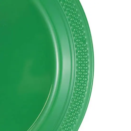 JAM Paper 10.25" Plastic Party Plates, 20ct. Green {4}