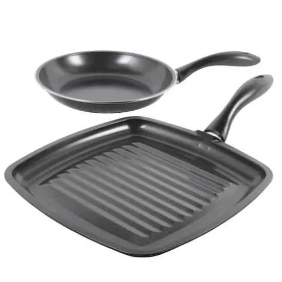 Gibson&reg; Westleton Black 2-Piece Cookware Set {5}