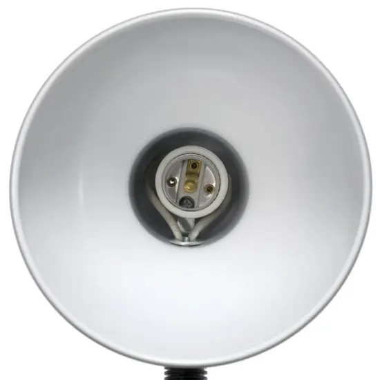 Creekwood Home Essentix 14.25" Metal Desk Lamp Black {6}