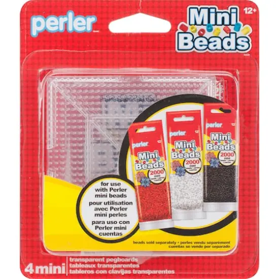 Perler&trade; Mini Bead Pegboards, 4ct. {3}