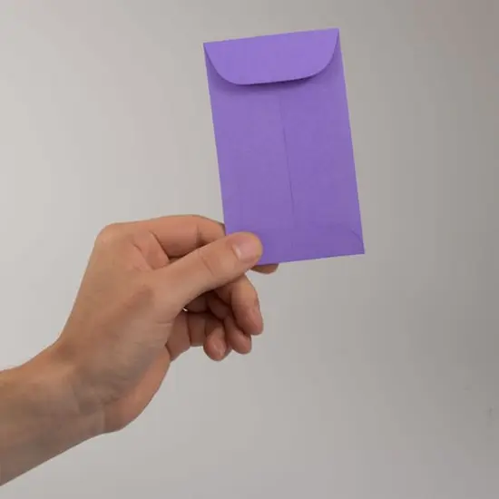 JAM Paper #5.5 Coin Colored Business Envelopes, 50ct. Violet Purple {5}