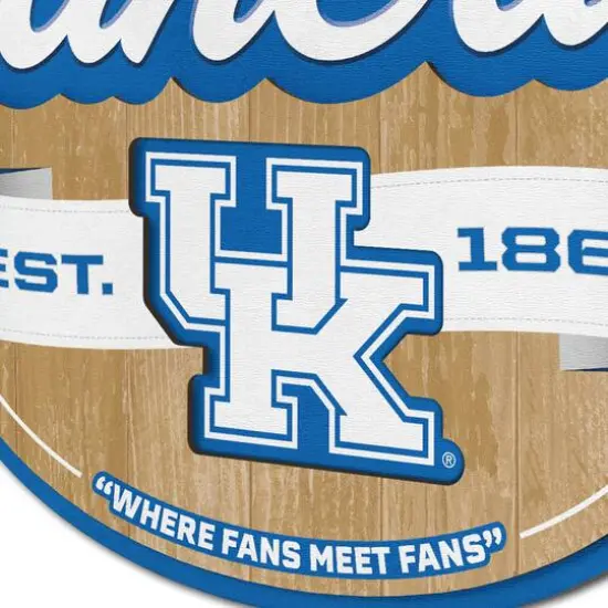 NCAA Fan Cave Sign Kentucky Wildcats {6}