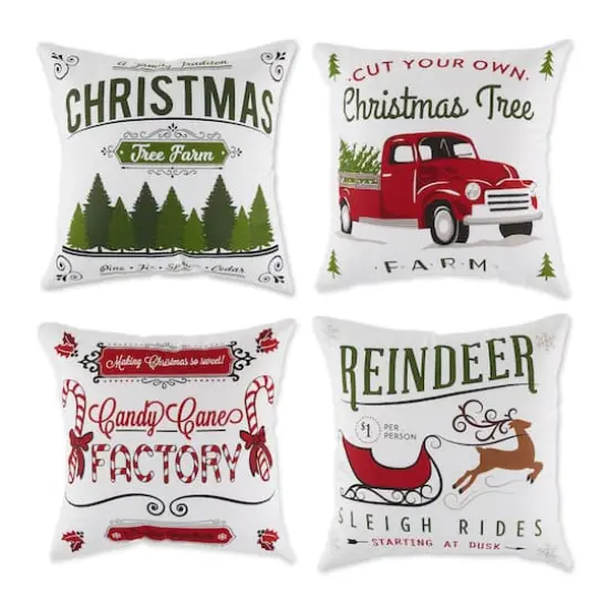 DII&reg; Christmas Prints Pillow Cover Set {1}